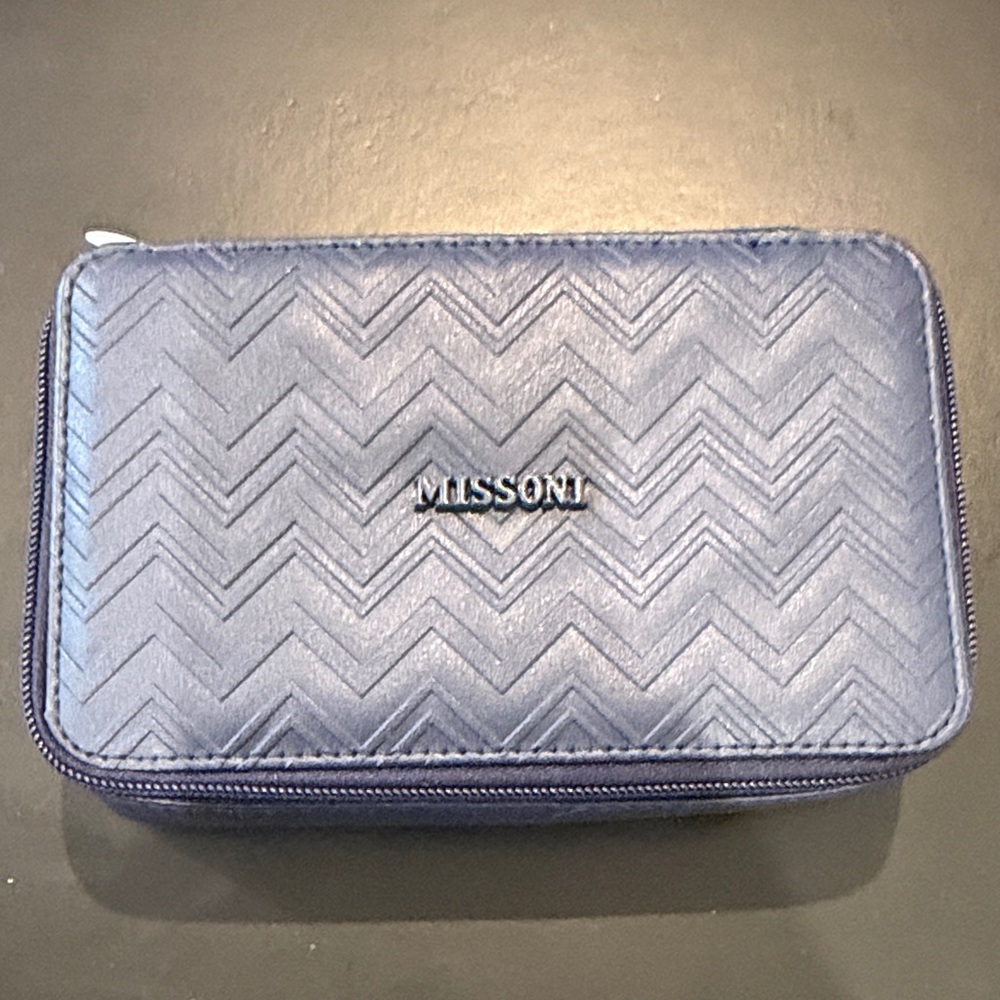 Missoni Indigo Chevron Pouch